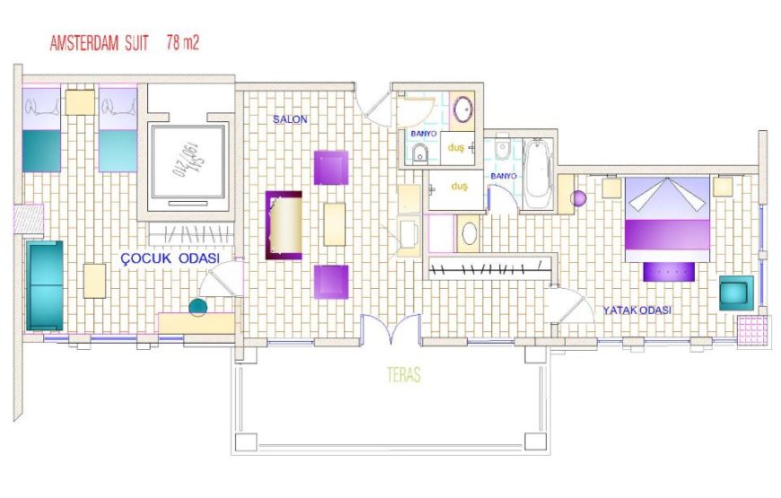 Amsterdam Suite – 2 Bedroom